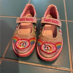 Lelli Kelly Girls Size EU29 (US 11) Leather Unicorn Shoes
